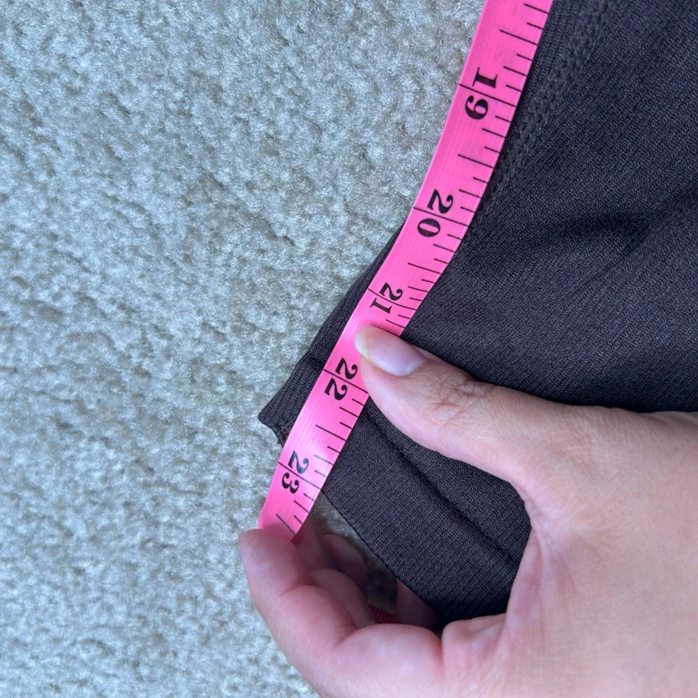 Hoxton Haus Brown Ribbed Leggings M/L - Picture 5 of 6